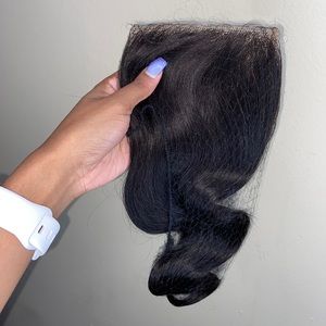 14in Bodywave closure 4*4 Transparent 100% human